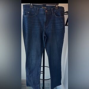 Lee Dark Blue Women's Regular Fit Boot Cut Mid Rise Flex Jeans